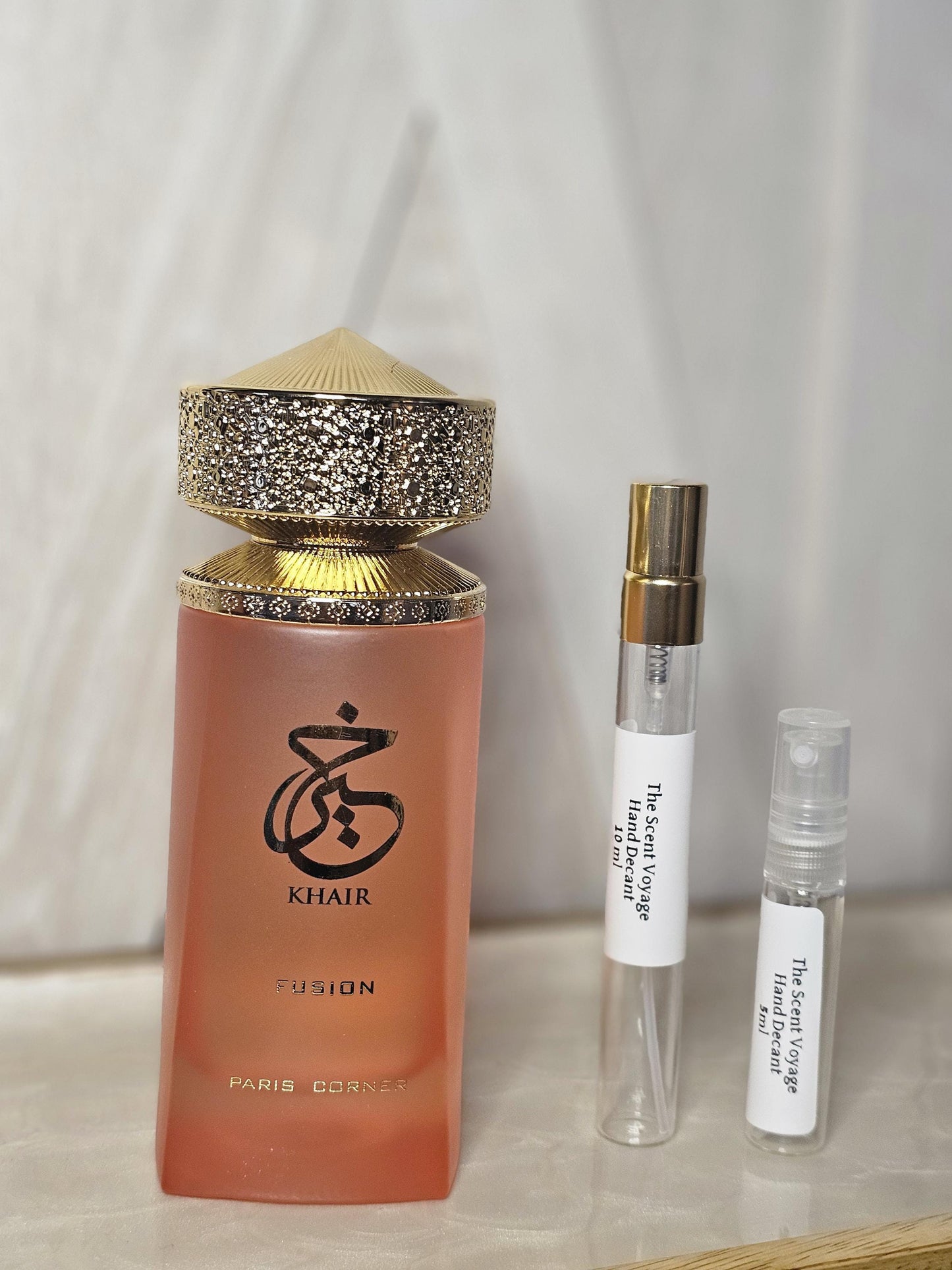 Khair Fusion Perfume Sample: Paris Corner Fruity Floral Fragrance
