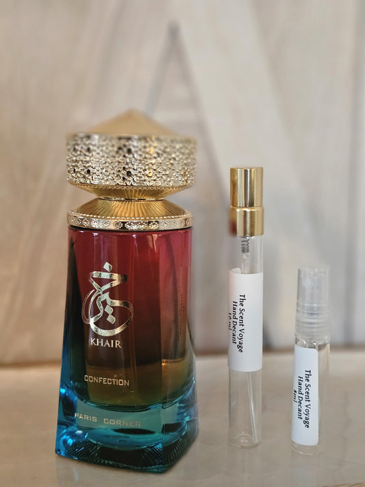 Khair Confection Sample - Paris Corner Fruity Gourmand Fragrance