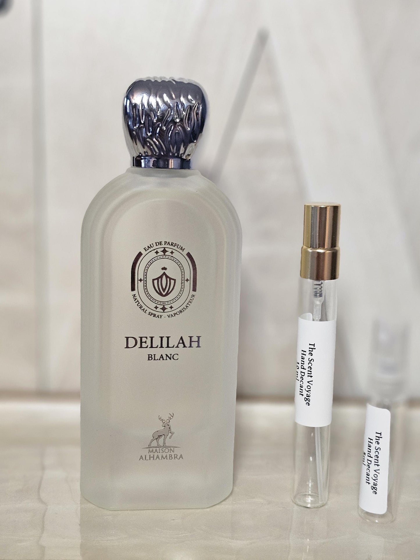 Delilah Blanc Perfume Sample: Fruity Floral Musk, Travel Size