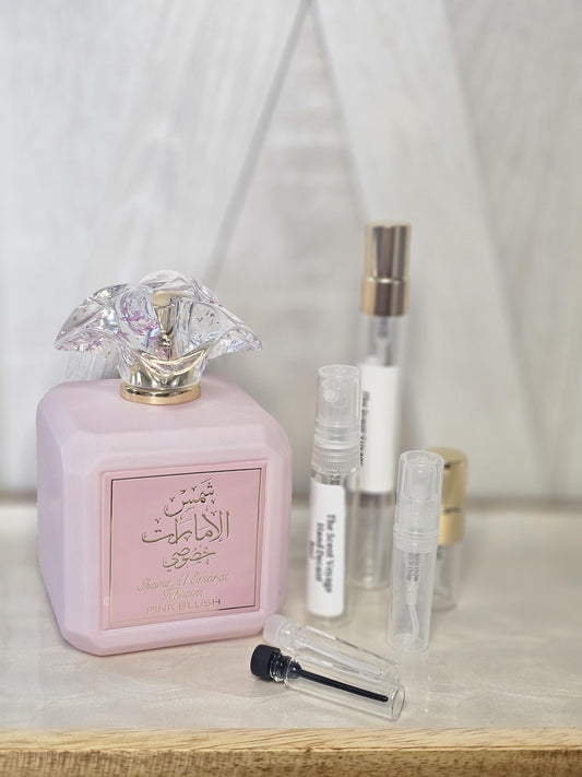 Pink Blush Perfume Sample: Marshmallow Gourmand Fragrance (1ml/2ml/5ml)
