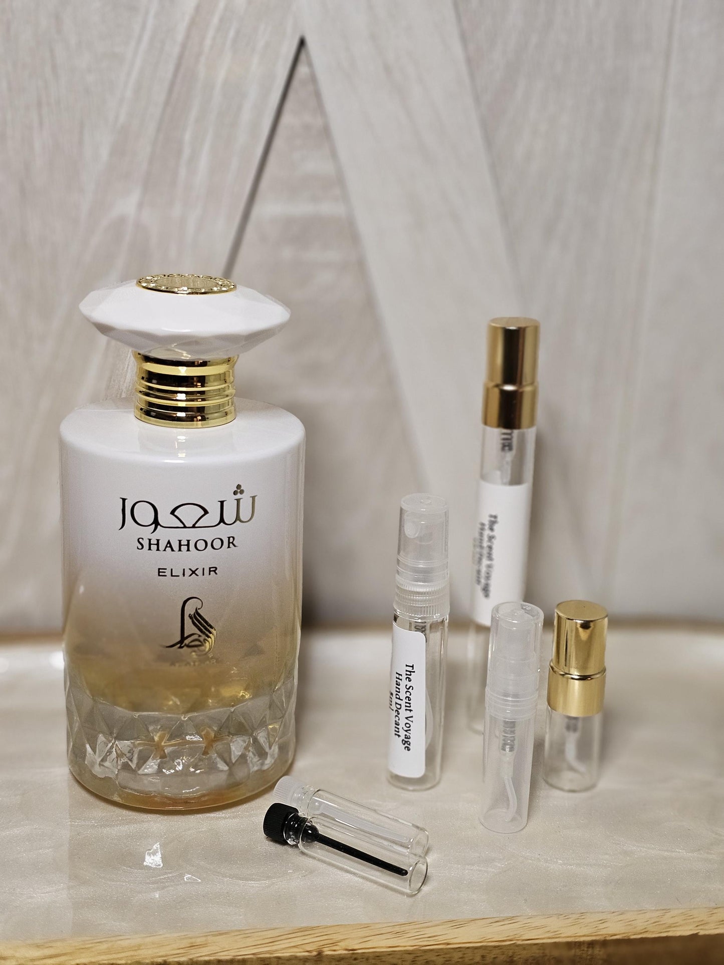 Shahoor Elixir Al Absar Perfume Sample | Lemon Gourmand Middle Eastern Fragrance | 1ml | 2ml | 5ml