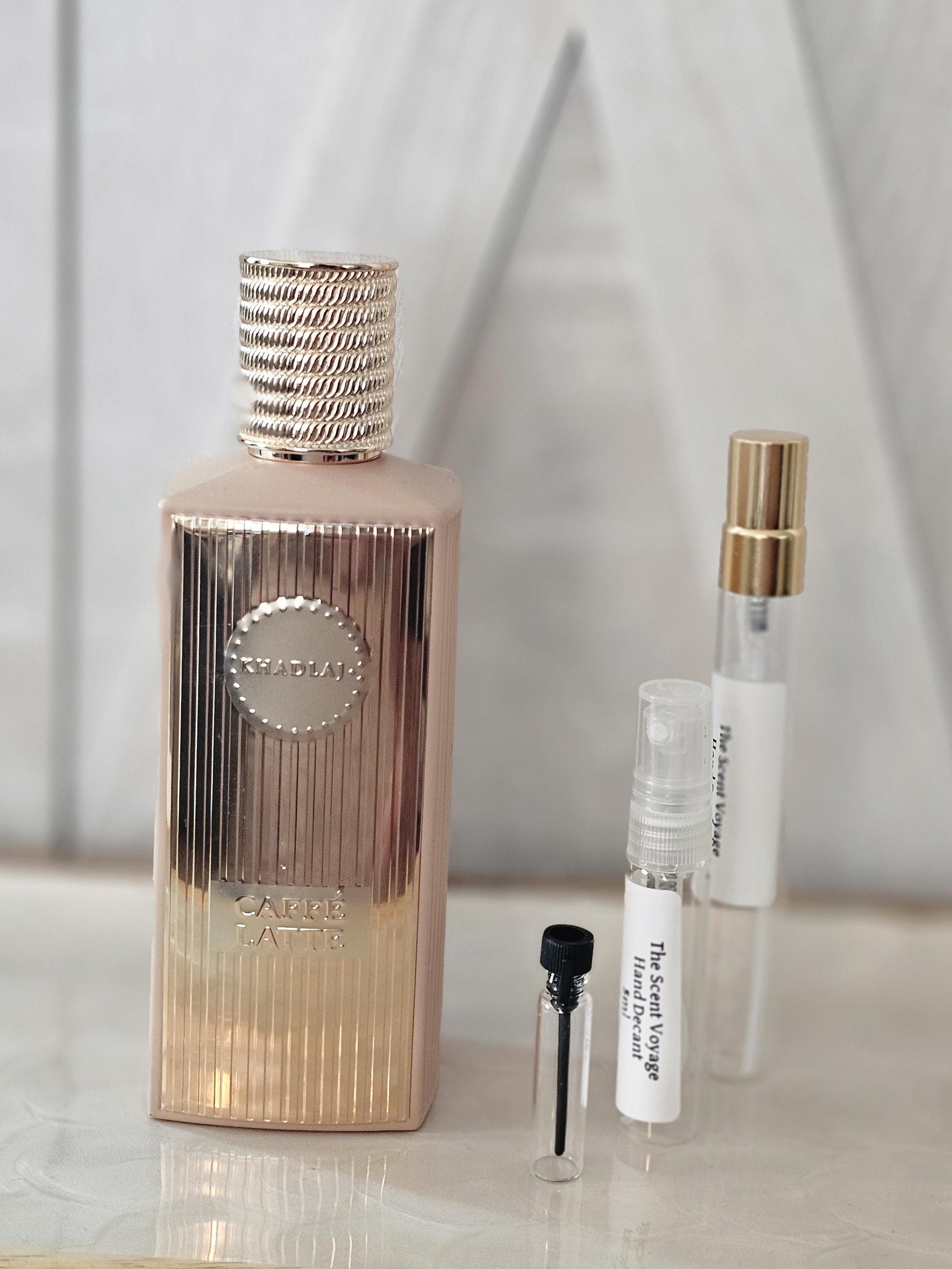 Caffe Latte Sample | Khadlaj Gourmand Coffee | Middle Eastern Fragrance Sample | 1ml| 2Ml | 5Ml |