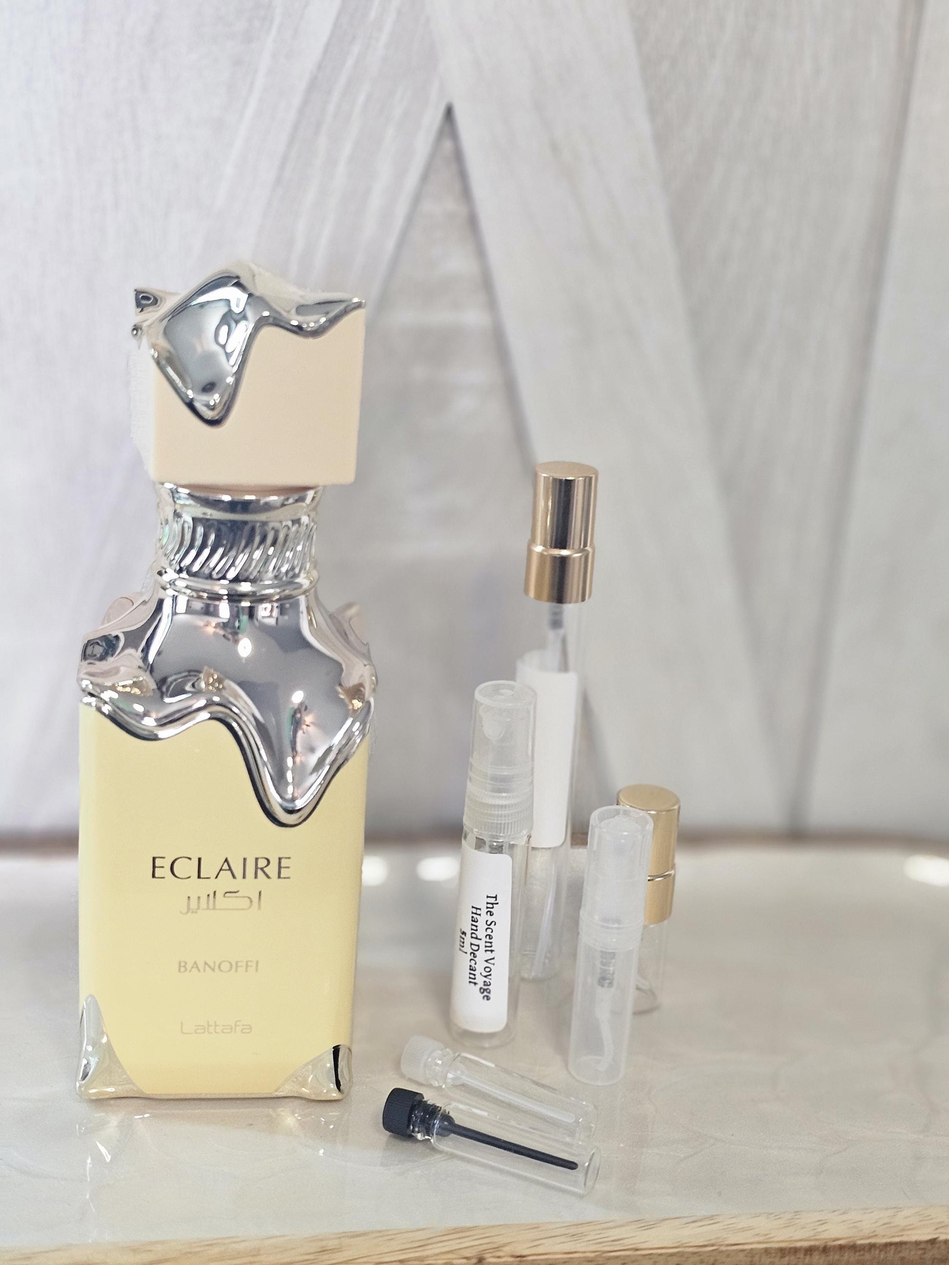 Eclair Banoffi Perfume Sample: Lattafa Arabian Gourmand - Banana