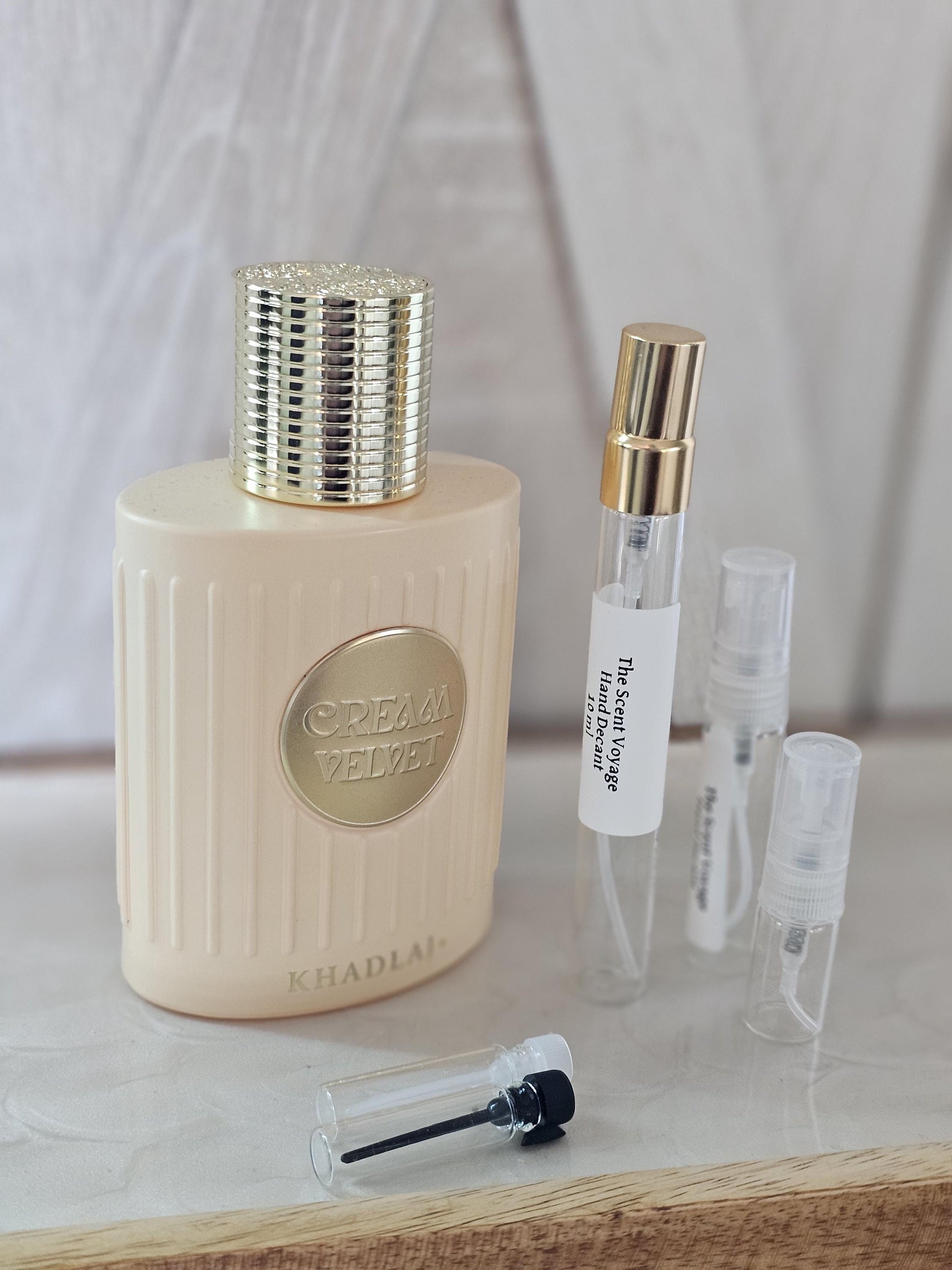 Cream Velvet Fragrance Sample | Sweet Gourmand Parfum | Mini Size 1ml, 2ml, 5ml