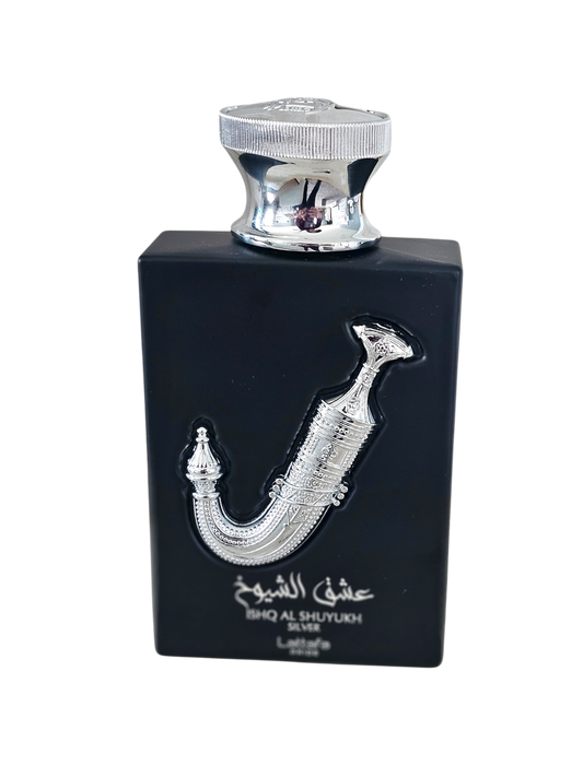Ishq Al Shuyukh Silver – Fragrance Sample (Inspired by Lattafa)